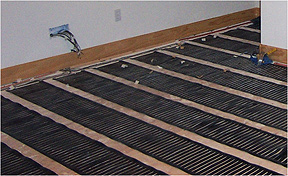 install electric radiant floor heating